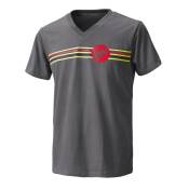 T-Shirt Held Be Heroic gris/rouge- XXL