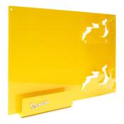 Tableau d’afffichage Vespa jaune