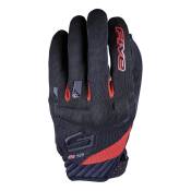 Gants textile Five RS3 Evo noir/rouge- L