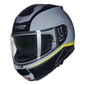 Casque modulable Nolan N100-6 Incognito 346 gris/jaune/noir brillant-