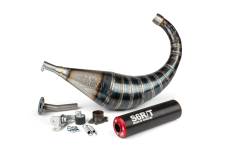 Pot d'chappement Derbi Stage6 R/T 70 - 80 Noir / Rouge