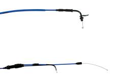 Cble de gaz Tflon Doppler Bleu Rieju MRT / RS3 / MRX