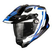 Casque Trail/Adventure Scorpion ADF-9000 Air Patrol noir/bleu/blanc- L