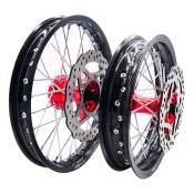 Paire de Jantes Complètes YCF Factory Aluminium 14 Pouces / 12 Pouces