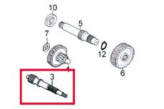 Arbre de transmission primaire - pice origine Kymco