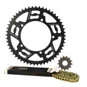 Kit chane Sherco 50 Doppler 13x53 - 428 alu Noir