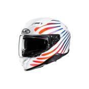 Casque intégral HJC F71 Zen MC21SF blanc/bleu/orange mat- XL