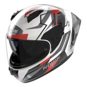Casque intégral Nolan N60-6 Sport Corsa 356 blanc/noir/rouge métal-