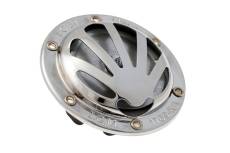 Klaxon D.72mm 6V AC RMS Chrom Vespa SS 50-90cc / Nuova
