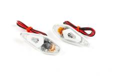 Clignotants goutte d'eau coller Wing blanc / transparent