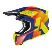 Casque cross Airoh Twist 2.0 Lift Azure jaune/bleu/orange mat (ECE 22