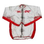 Veste de pluie RFX sport transparent et rouge- L