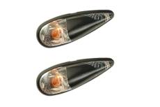 Clignotants goutte d'eau coller Micro Clips orange