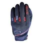 Gants textile Five RS3 Evo Airflow noir/rouge- XL