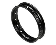 Jante avant ou arrire acier 12x2,15 noire Pit Bike