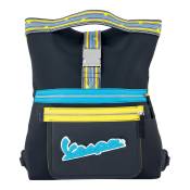 Sac à dos Vespa V-Stripes noir/jaune/bleu
