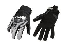 Gants Moto Stage6 Street Pure Noir / Gris XL