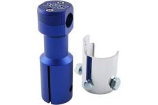 Potence droite STR8 Peugeot Speedfight / Trekker bleu anodis / mat