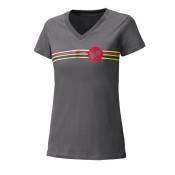 T-Shirt femme Held Be Heroic gris/rouge- M