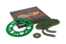 Kit chane 13x53 - 420 Stage6 alu CNC Vert Aprilia SX 50