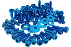 Kit visserie carnage STR8 DECO Bleu Anodis MBK Nitro
