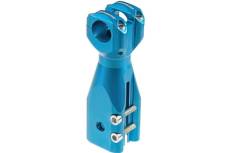 Potence droite bleu anodis Doppler Peugeot Speedfight I / II