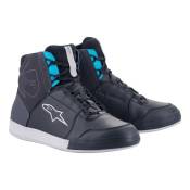 Baskets moto femme Alpinestars Chrome Women’s Drystar noir/gris/turq