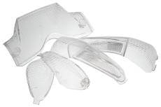 Set 4 cabochons cligno.avec feu arrire blanc STR8 Gilera