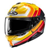 Casque intégral HJC i71 Viz MC3SF jaune/noir/rouge mat- 2XL