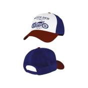 Casquette Harisson Motor Shop rouge/bleu/blanc