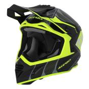 Casque cross Acerbis X-TRACT 22.06 noir/jaune fluo- S