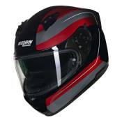 Casque intégral Nolan N60-6 Ermetico 345 noir/rouge/gris brillant- 2X
