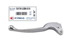 Levier de frein tambour gauche - pice origine Kymco Agility / Like 50/125cc argent