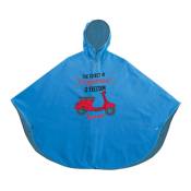 Poncho de pluie Vespa bleu