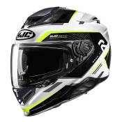 Casque intégral HJC RPHA71 Ellon MC3H noir/blanc/jaune brillant- S