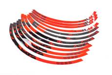 Liseret de jante Scooter 13" Stage6 rouge / noir