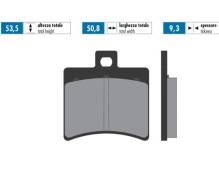 Plaquettes de frein Polini Sintered Aprilia SR50 /