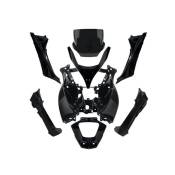 Kit carrosserie 8 pièces noires pour Piaggio MP3 500