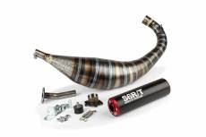 Pot d'chappement Stage6 R/T 80 - 90 Derbi rouge / noir
