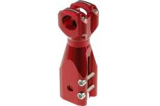 Potence droite rouge anodis Doppler Peugeot Speedfight I / II