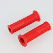 Poignes Domino Style Rouge 120mm Open End