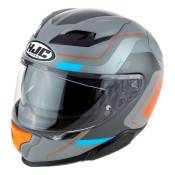 Casque intégral HJC F71 Arcan MC27SF gris/orange/bleu mat- 2XL