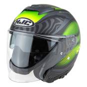 Casque jet HJC i31 Depe MC3HSF noir/jaune fluo mat- XS