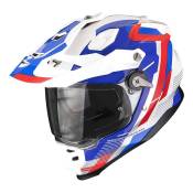 Casque Trail/Adventure Scorpion ADF-9000 Air Patrol blanc/bleu/rouge-
