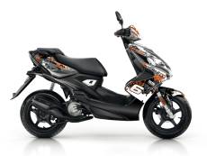 Kit dco MBK Nitro aprs 2013 Stage6 orange / blanc