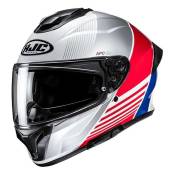 Casque intégral HJC C71 Morix MC21 gris/blanc/rouge/bleu brilllant- L
