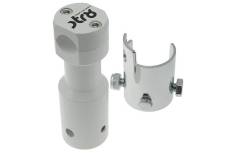 Potence droite STR8 Peugeot Speedfight / Trekker blanc