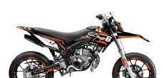 Kit dco Derbi X-Treme 2011 - 2017 Stage6 Orange