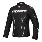Blouson textile Ixon Roadstar noir/blanc/rouge- M