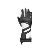 Gants cuir/textile Ixon Pro Ragnar noir/gris/rouge- M